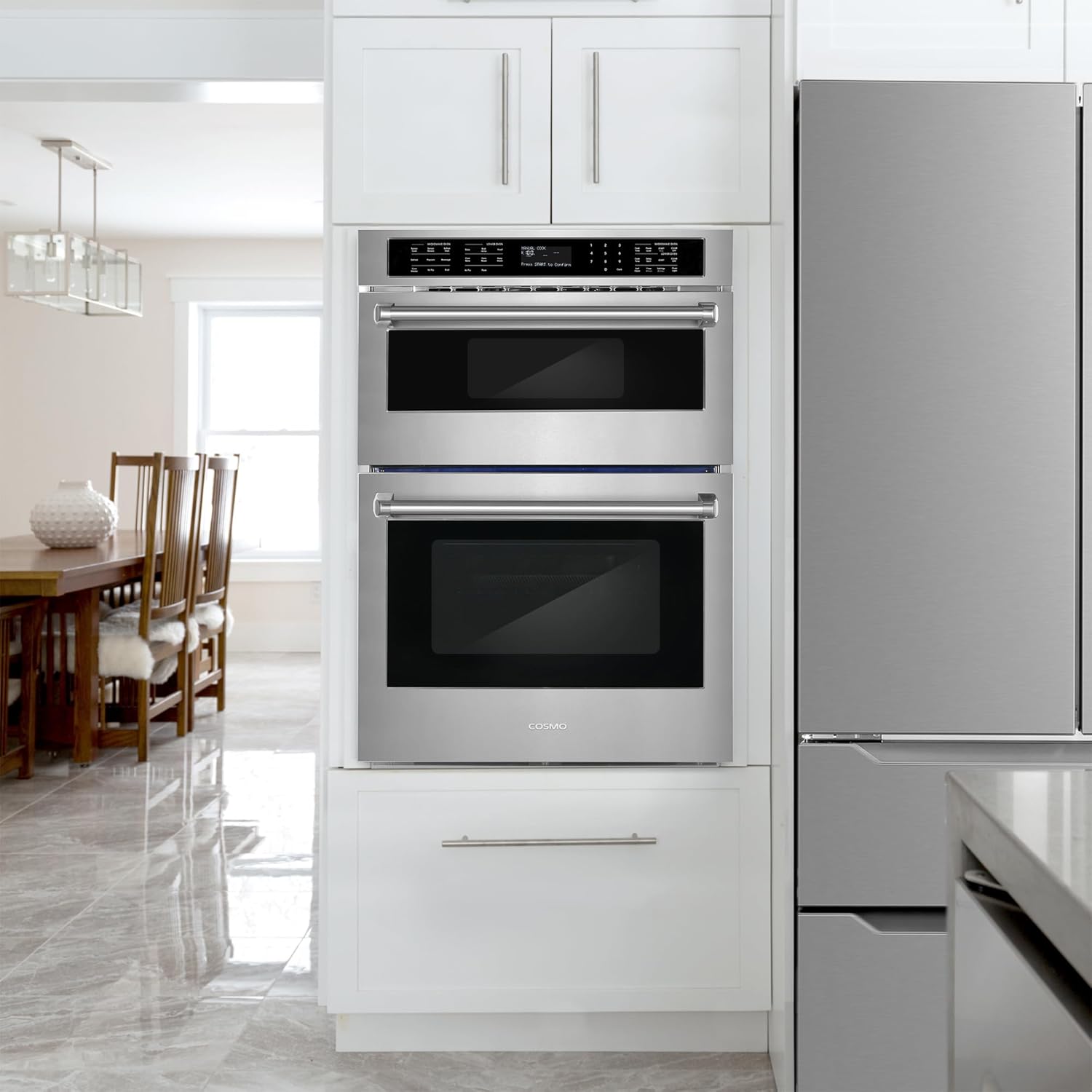 COSMO COS-WOMCR302SS review,COSMO wall oven microwave combo review,COS-WOMCR302SS review and rating,is COSMO COS-WOMCR302SS worth buying,COSMO COS-WOMCR302SS review pros cons,COSMO oven microwave review verdict — design and build quality detail