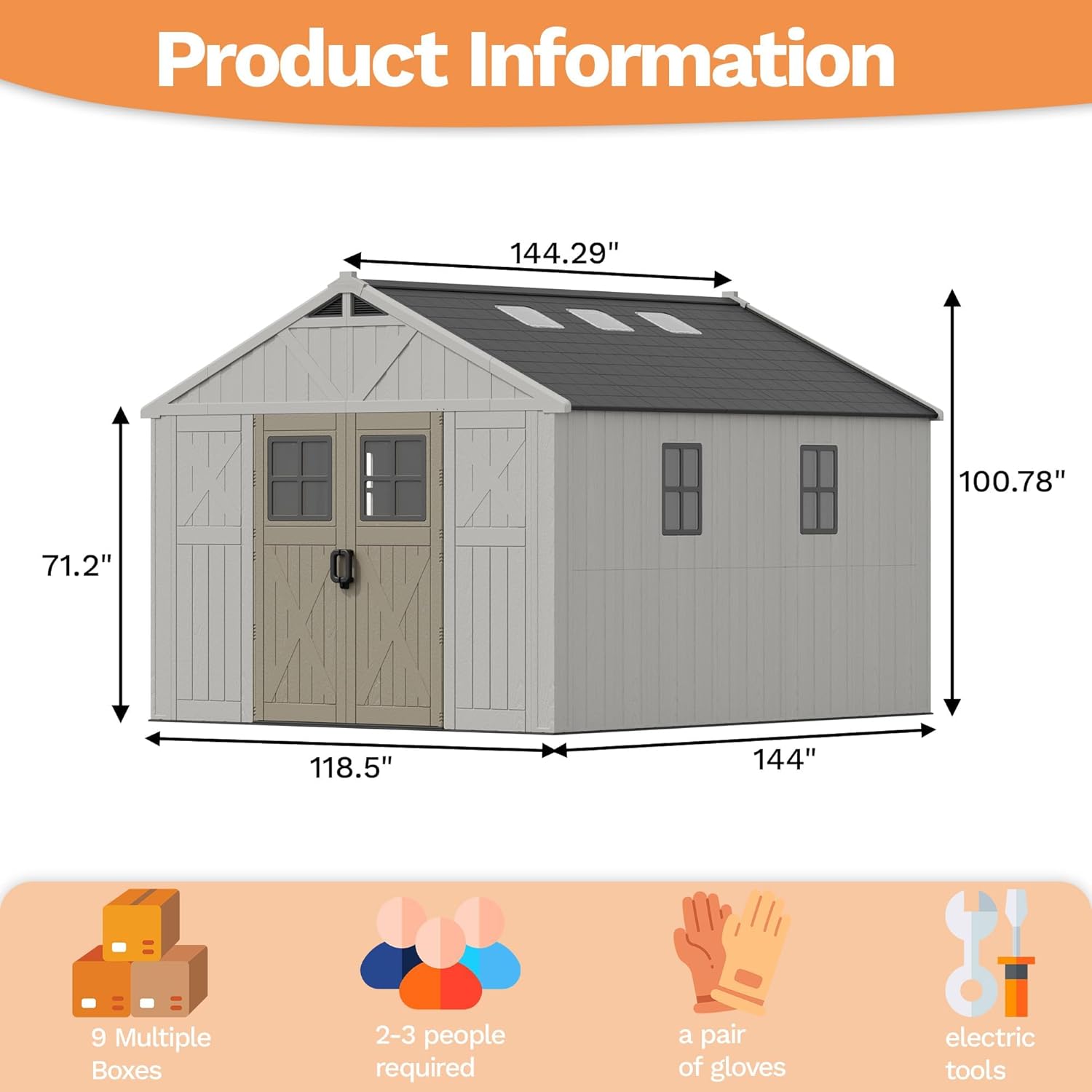 Devoko resin outdoor storage shed review during hands-on performance testing