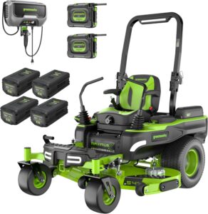 Image 1 of Greenworks 80V zero turn mower review