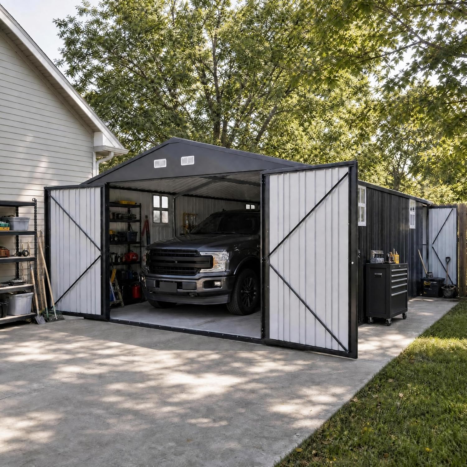 IDEALHOUSE metal garage shed review,IDEALHOUSE 12x25 storage shed review and rating,is IDEALHOUSE metal garage shed worth buying,IDEALHOUSE metal garage shed review pros cons,IDEALHOUSE metal garage shed review honest opinion,IDEALHOUSE metal garage shed review verdict - detailed features and technical specifications