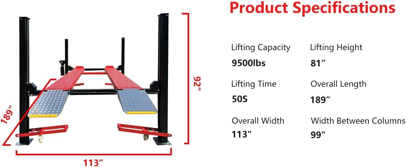 KATOOL 4 Post Lift Review: Honest Pros & Cons Worth Buying? 2 KATOOL 4 post lift review, KATOOL 4 post lift review honest opinion, is KATOOL 4 post lift worth buying, unboxing and complete package contents