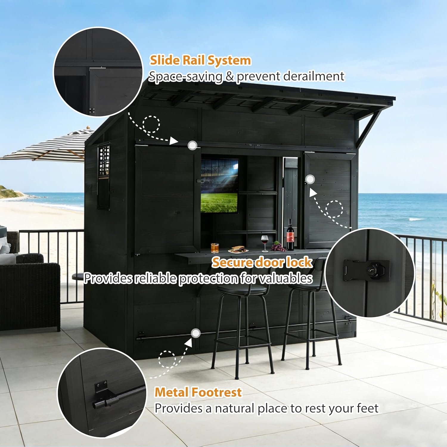MUPATER 8x5 Bar Shed Review: Pros & Cons Worth Buying? 3 MUPATER 8x5 bar shed review,MUPATER bar shed review and rating,is MUPATER bar shed worth buying,MUPATER bar shed review pros cons,MUPATER bar shed review honest opinion,MUPATER 8x5 bar shed review verdict features in daily use