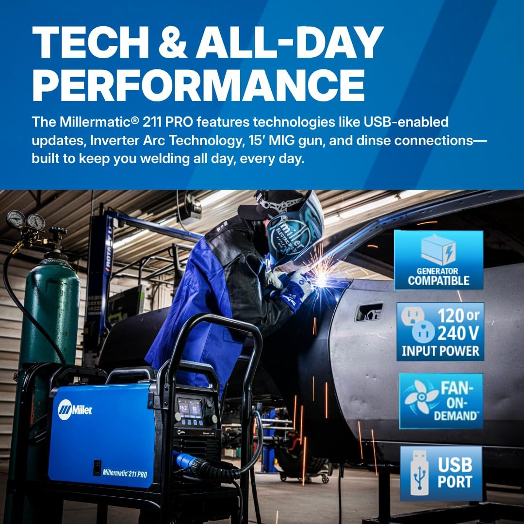 Millermatic 211 PRO review,Millermatic 211 PRO MIG welder review and rating,is Millermatic 211 PRO worth buying,Millermatic 211 PRO review pros cons,Millermatic 211 PRO review honest opinion,Millermatic 211 PRO review verdict features