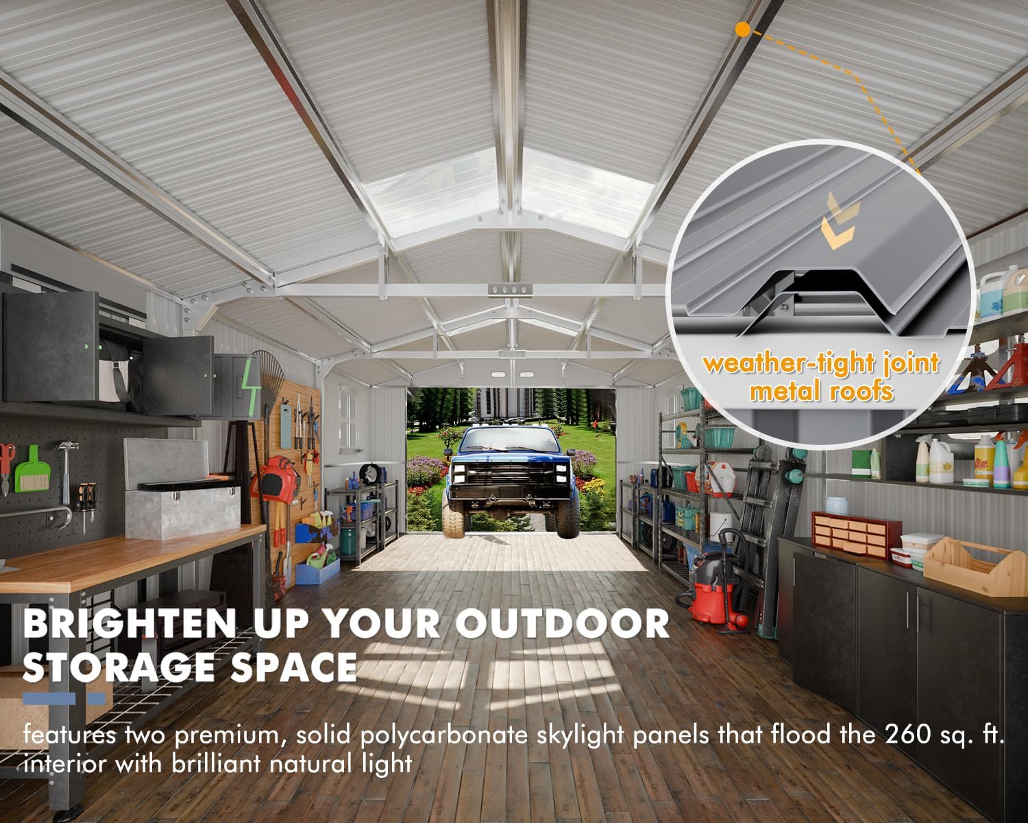 WACASA Metal Garage Shed Review: Pros & Cons 3 Setting up the WACASA metal garage shed review,WACASA metal garage shed review and rating,is WACASA metal garage shed worth buying,WACASA metal garage shed review pros cons,WACASA metal garage shed review honest opinion,WACASA metal garage shed review verdict for the first time