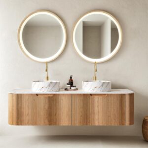 Image 1 of AmbroVania 60 inch double sink vanity review