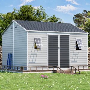 Image 1 of CDCASA 10x12 FT Resin Storage Shed review