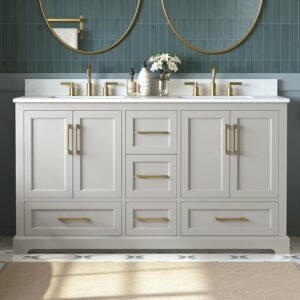 Image 1 of DELUXE LIVING 60 inch vanity review