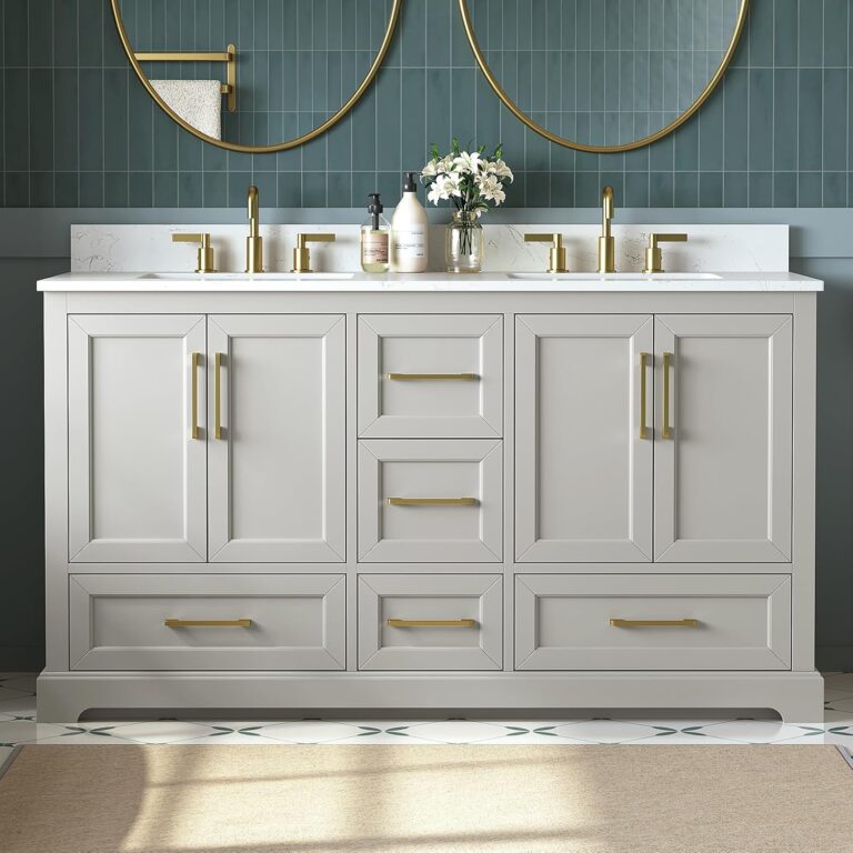 Image 1 of DELUXE LIVING 60 inch vanity review