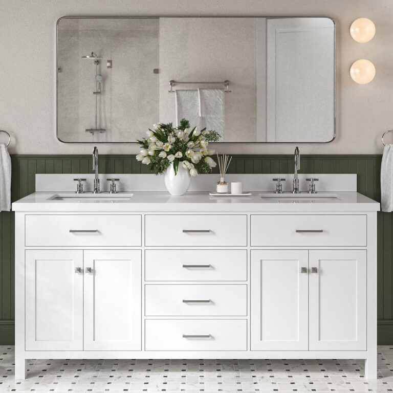 Image 1 of DKB Alenza 72 inch bathroom vanity review