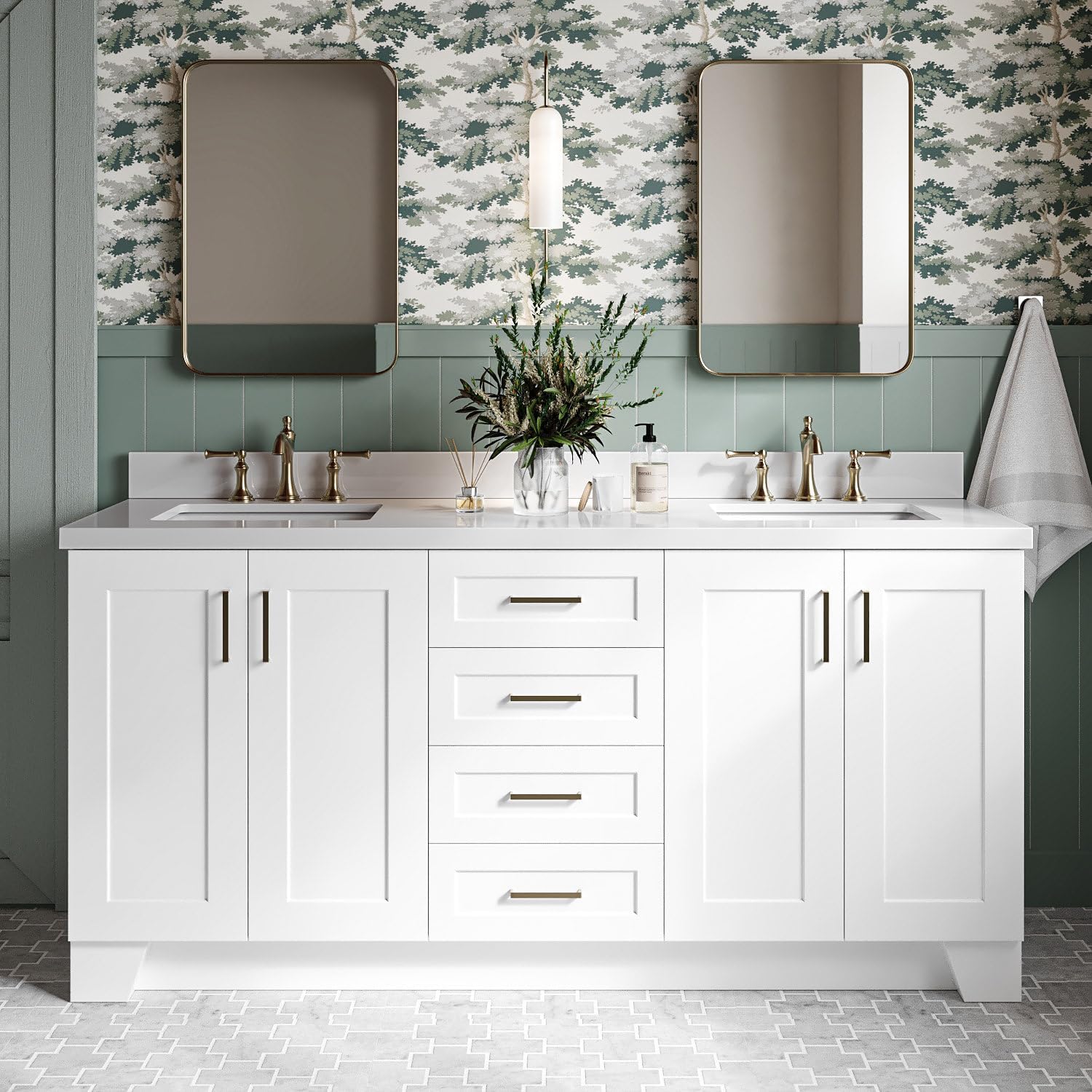 DKB Emilia 72 inch bathroom vanity review - detailed features and technical specifications