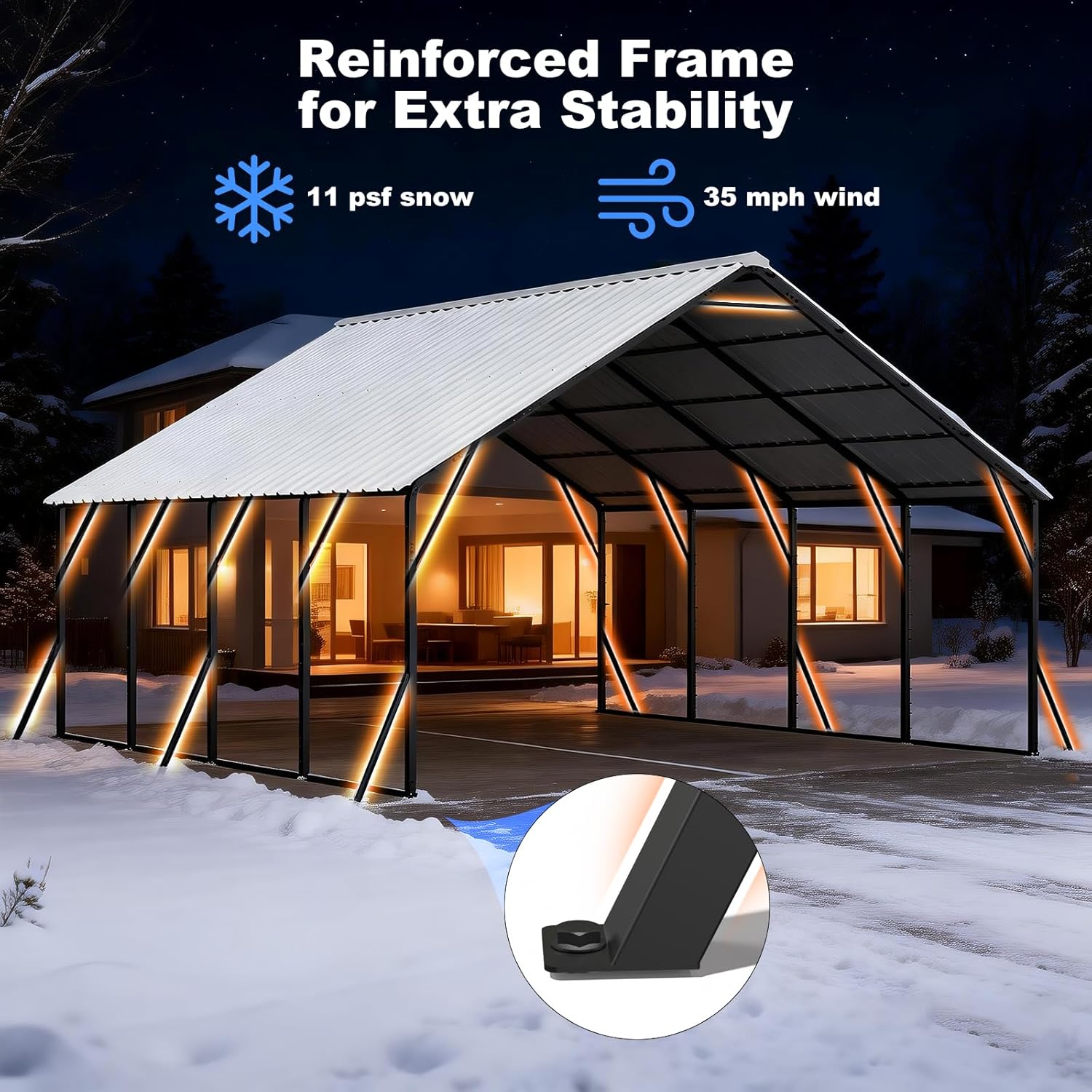 FLOUREE 20x20 Metal Carport Review: Pros & Cons 4 FLOUREE 20x20 metal carport review,FLOUREE carport review pros cons,20x20 metal carport review worth buying,FLOUREE enclosed carport review honest,FLOUREE carport review and rating,FLOUREE 20x20 carport review verdict performance testing and real-world results