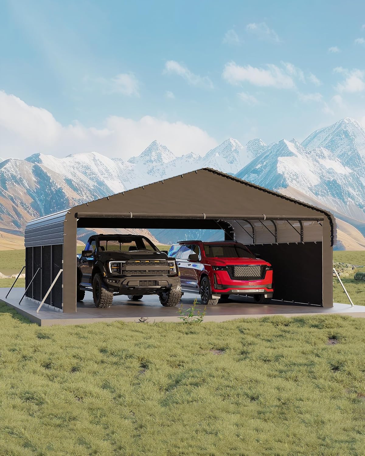Garvee 20x20 metal carport review,Garvee metal carport review pros cons,Garvee 20x20 carport review and rating,is Garvee carport worth buying review,Garvee carport review honest opinion,Garvee enclosed carport review verdict unboxing — what comes in the box
