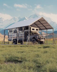 Image 1 of Garvee 20x25 ft metal carport review