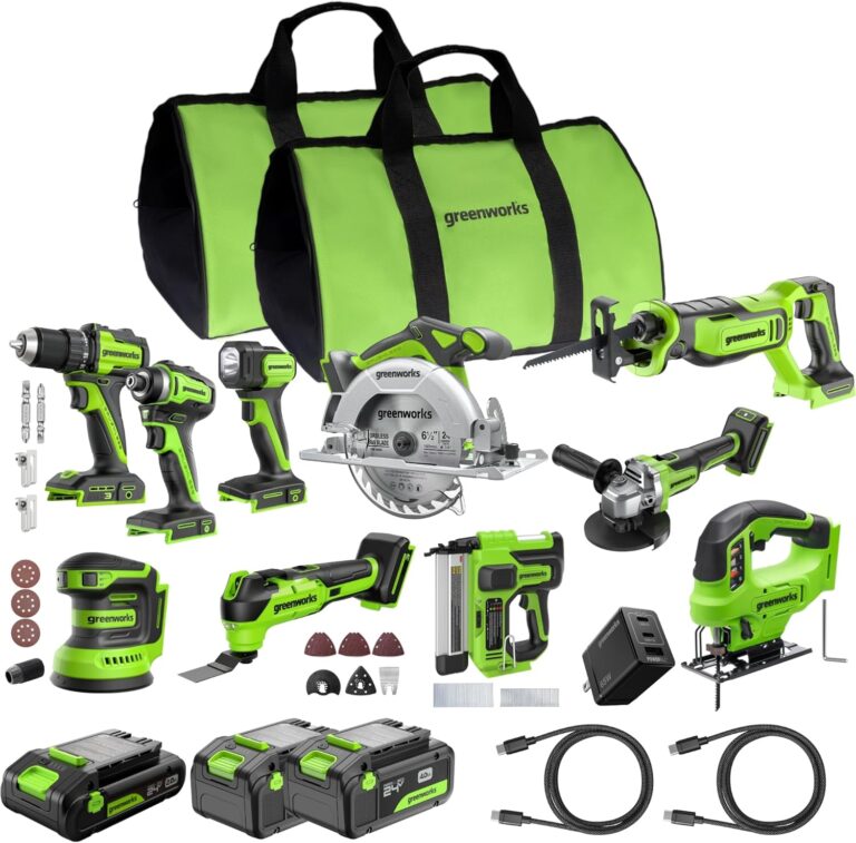 Greenworks 24V Brushless Tool Set Review: Expert Verdict 6 Image 1 of Greenworks 24V brushless tool set review