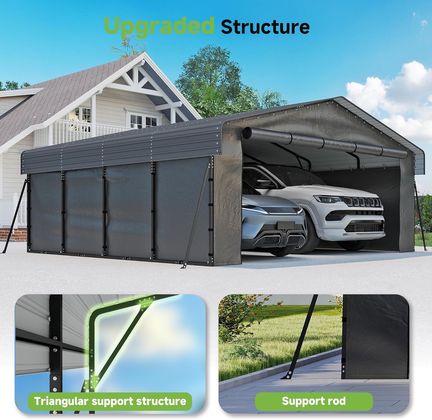 Real Relax carport review and rating feature breakdown and specification detail