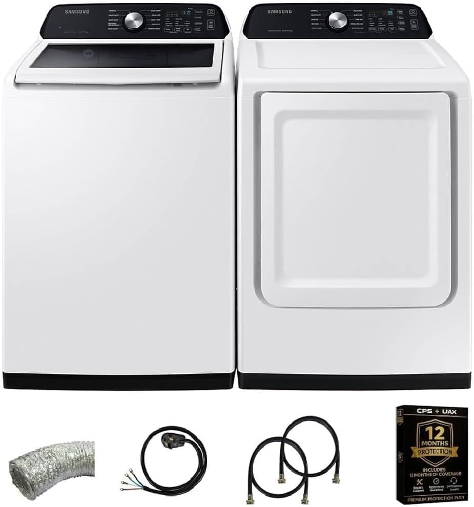 Samsung Washer Dryer Review: Honest Pros, Cons & Verdict 1 Samsung washer dryer review setup during hands-on performance testing on tile floor with heavy bedding load