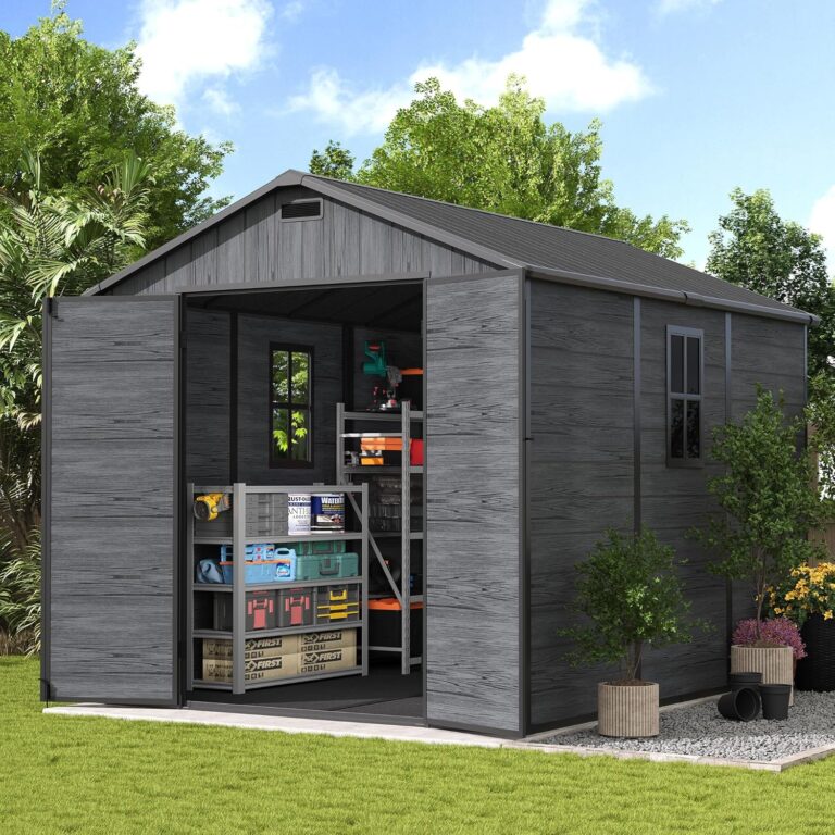 UDPATIO Outdoor Resin Storage Shed Review: Honest Pros & Cons 1 Image 1 of UDPATIO outdoor resin storage shed review