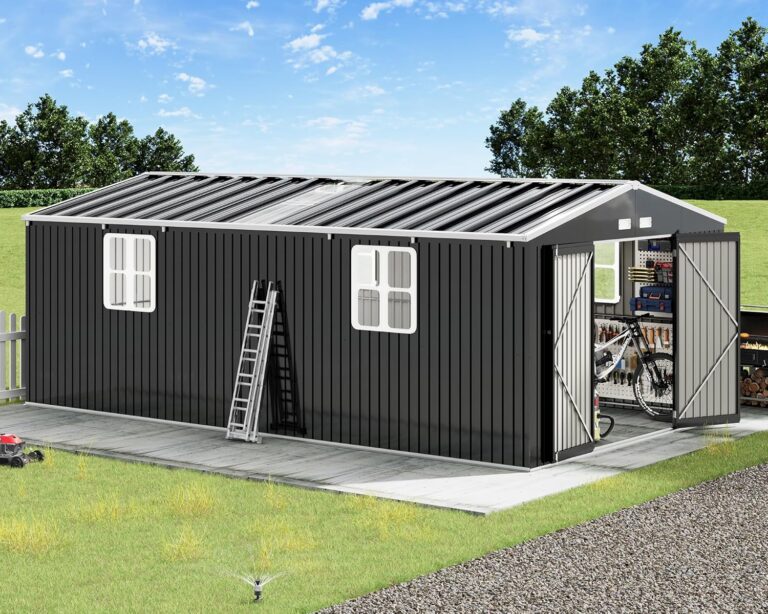 VanAcc 12x20 Storage Shed Review: Pros & Cons 11 Image 1 of VanAcc 12x20 storage shed review