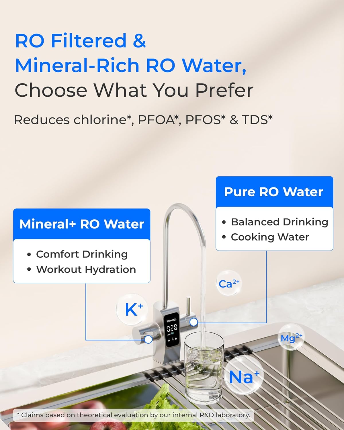 Waterdrop X12-Plus review honest opinion — installation process showing under-sink mounting and tubing connections