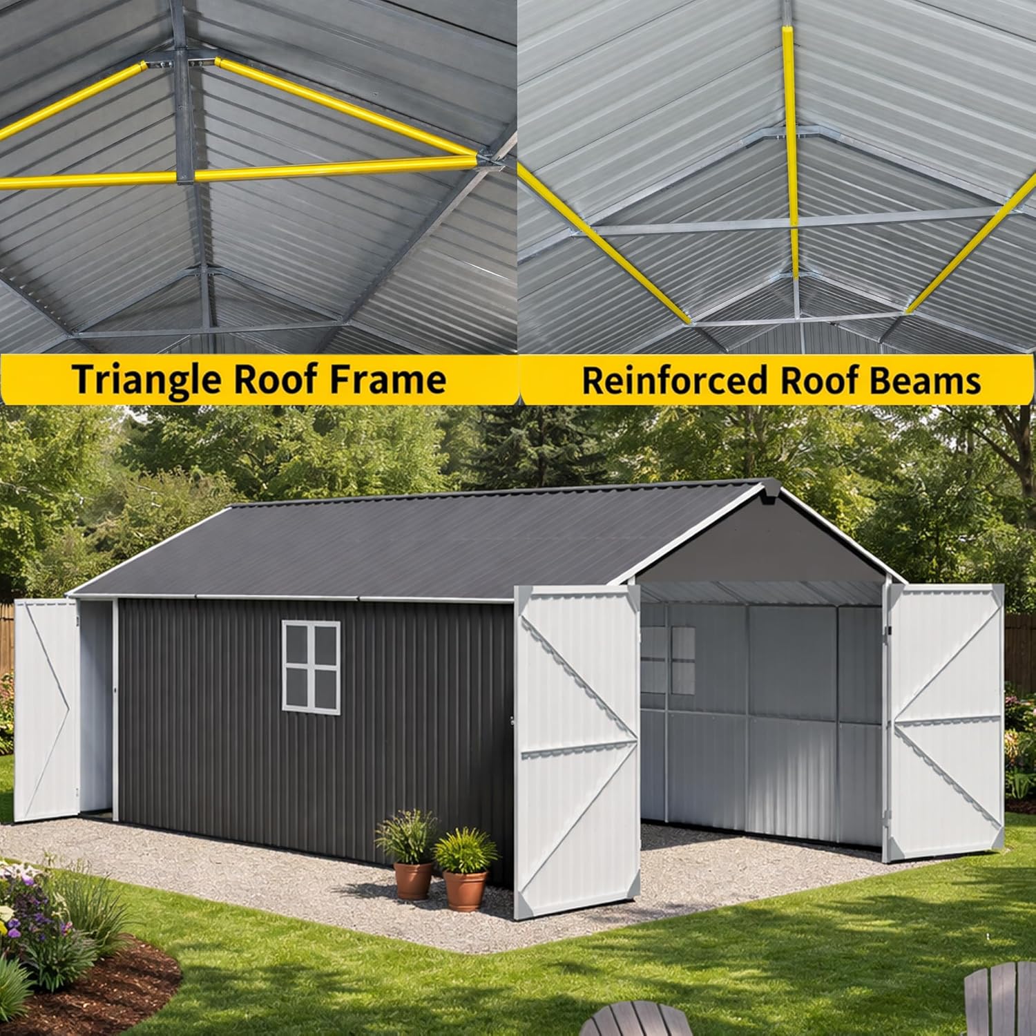 ZMAD 12x20x9.3 FT Heavy Duty Metal Garage Shed Review: Worth It? 4 ZMAD 12x20x9.3 FT heavy duty metal garage shed review,ZMAD shed review and rating,is ZMAD metal garage shed worth buying,ZMAD heavy duty shed review pros cons,ZMAD outdoor storage building review honest opinion,ZMAD 12x20 shed review verdict compared against top alternatives