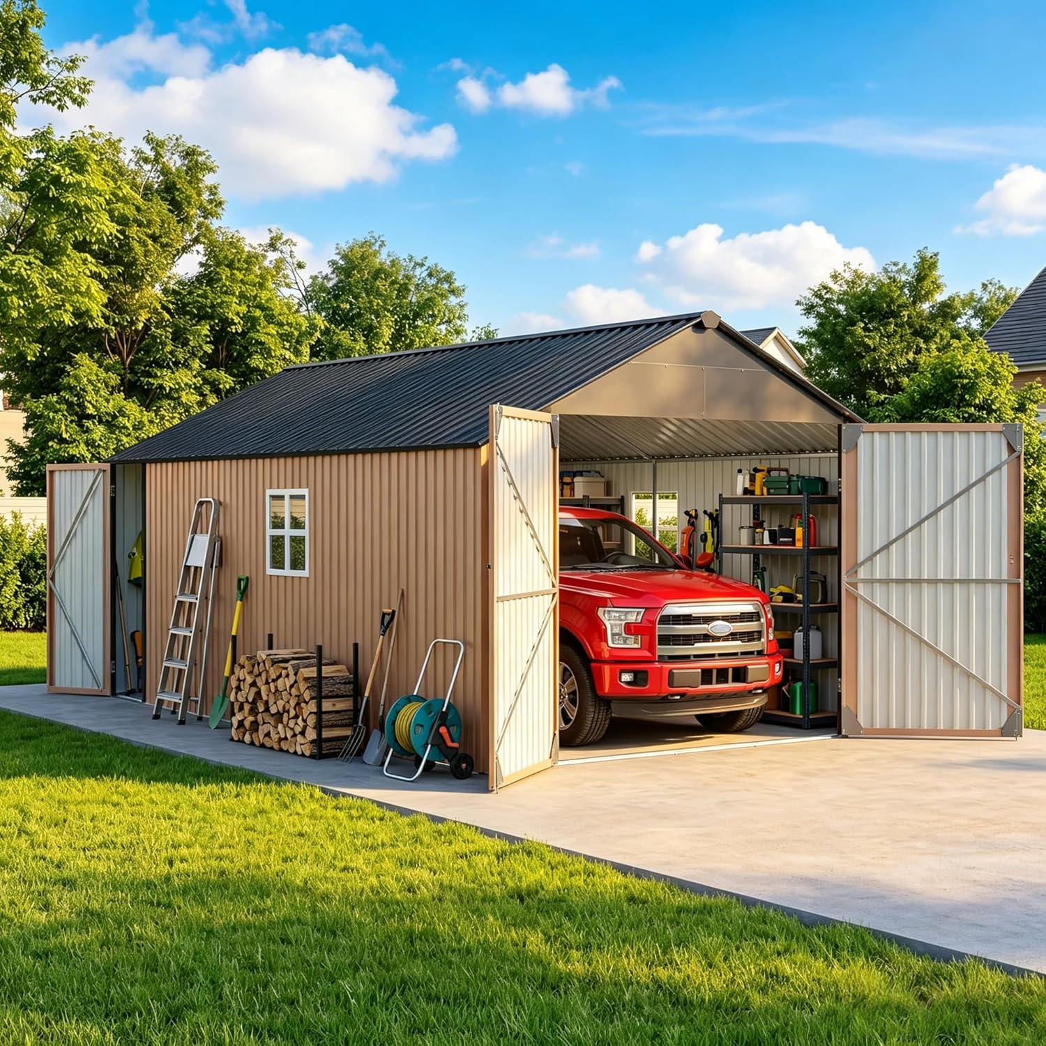 aoxun metal storage shed review,aoxun metal storage shed review and rating,is aoxun metal storage shed worth buying,aoxun metal storage shed review pros cons,aoxun metal storage shed review honest opinion,aoxun metal storage shed review verdict unboxing — first impressions and package contents