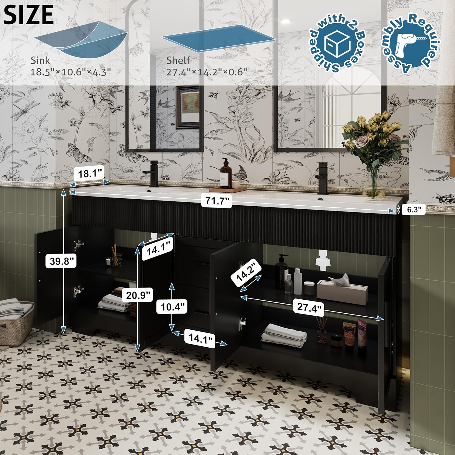 eclife 72 inch vanity review during hands-on performance testing