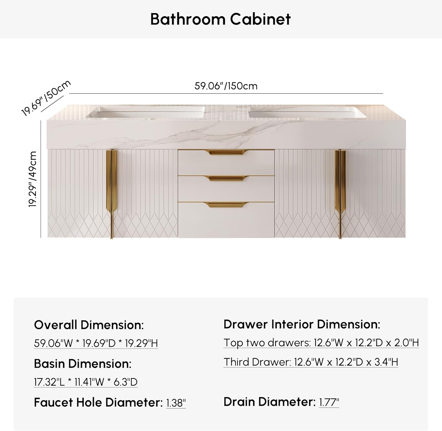 homary 60 inch floating vanity review setup and first use experience
