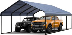 Image 1 of yotila 20x20 metal carport review