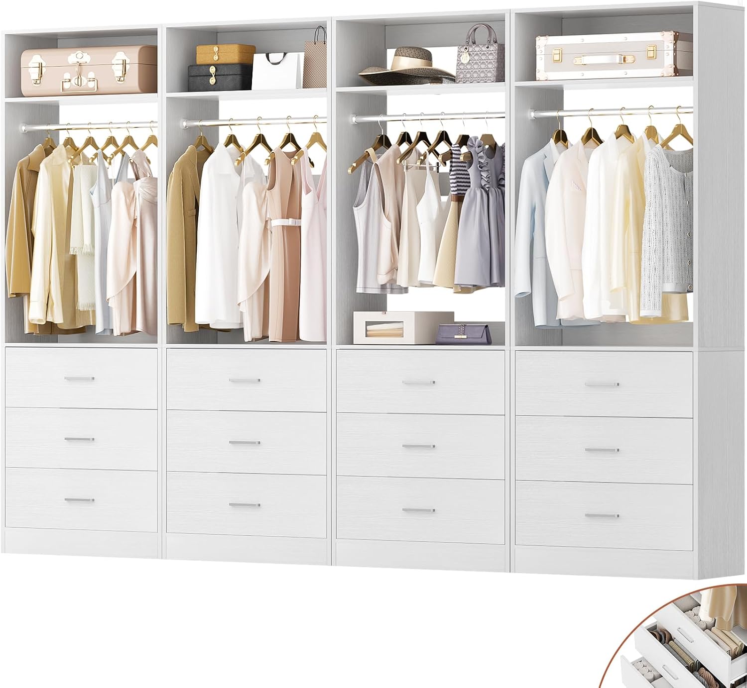 Besiost Closet System Review: Pros & Cons Worth Buying? 1 Besiost closet system review unboxing — package contents and first impressions