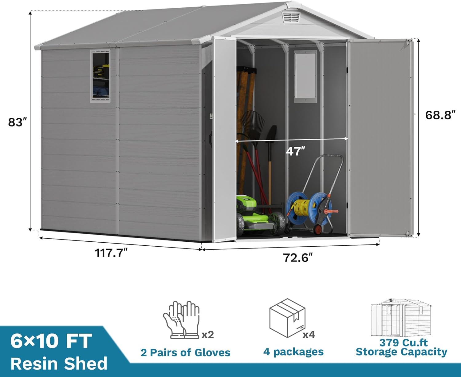 Devoko Plastic Storage Shed Review: Honest Pros & Cons 2 Devoko plastic storage shed review,Devoko plastic shed review and rating,is Devoko storage shed worth buying,Devoko shed review pros cons,Devoko outdoor shed honest opinion,Devoko 6x10 shed review verdict — design and build quality detail