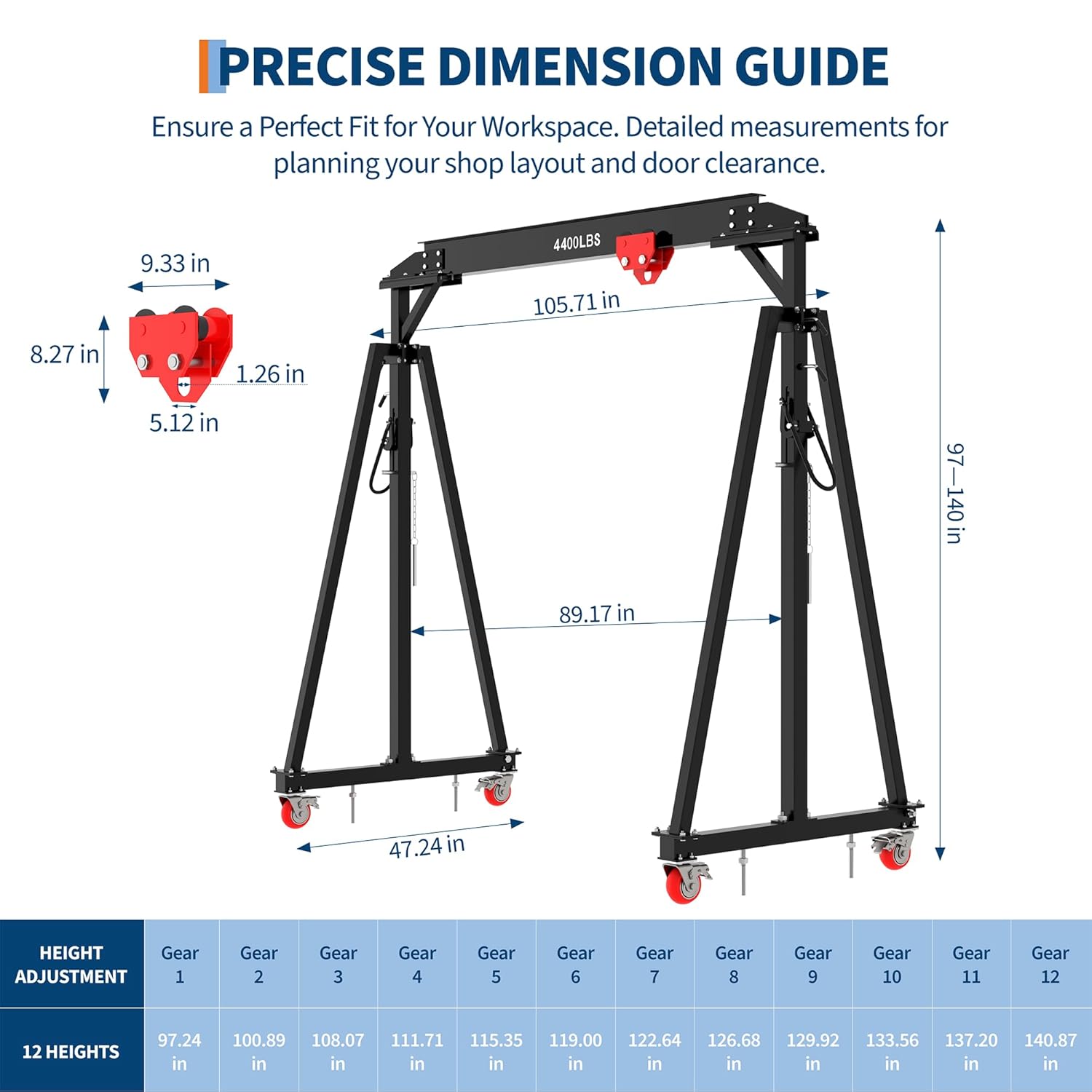 EliteEdge Gantry Crane Review: 2-Ton Honest Pros & Cons 2 EliteEdge gantry crane review, EliteEdge gantry crane review and rating – unboxing and complete package contents