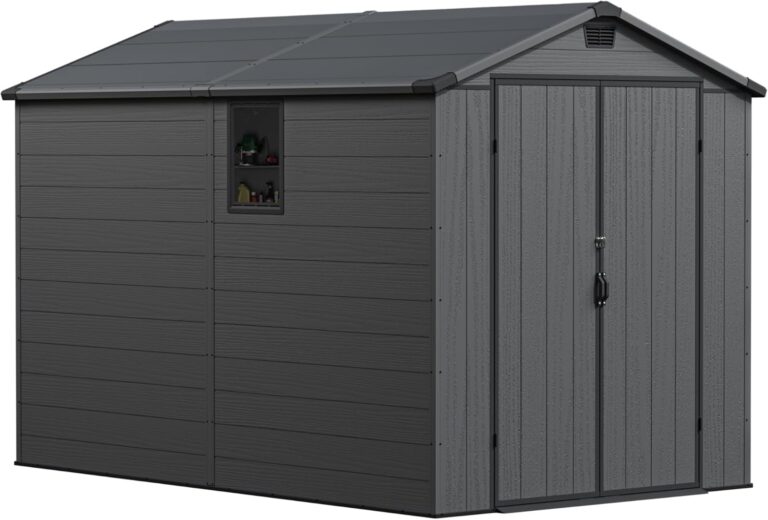 Greesum 6x10 Plastic Storage Shed Review: Honest Verdict 6 Image 1 of Greesum 6x10 plastic storage shed review