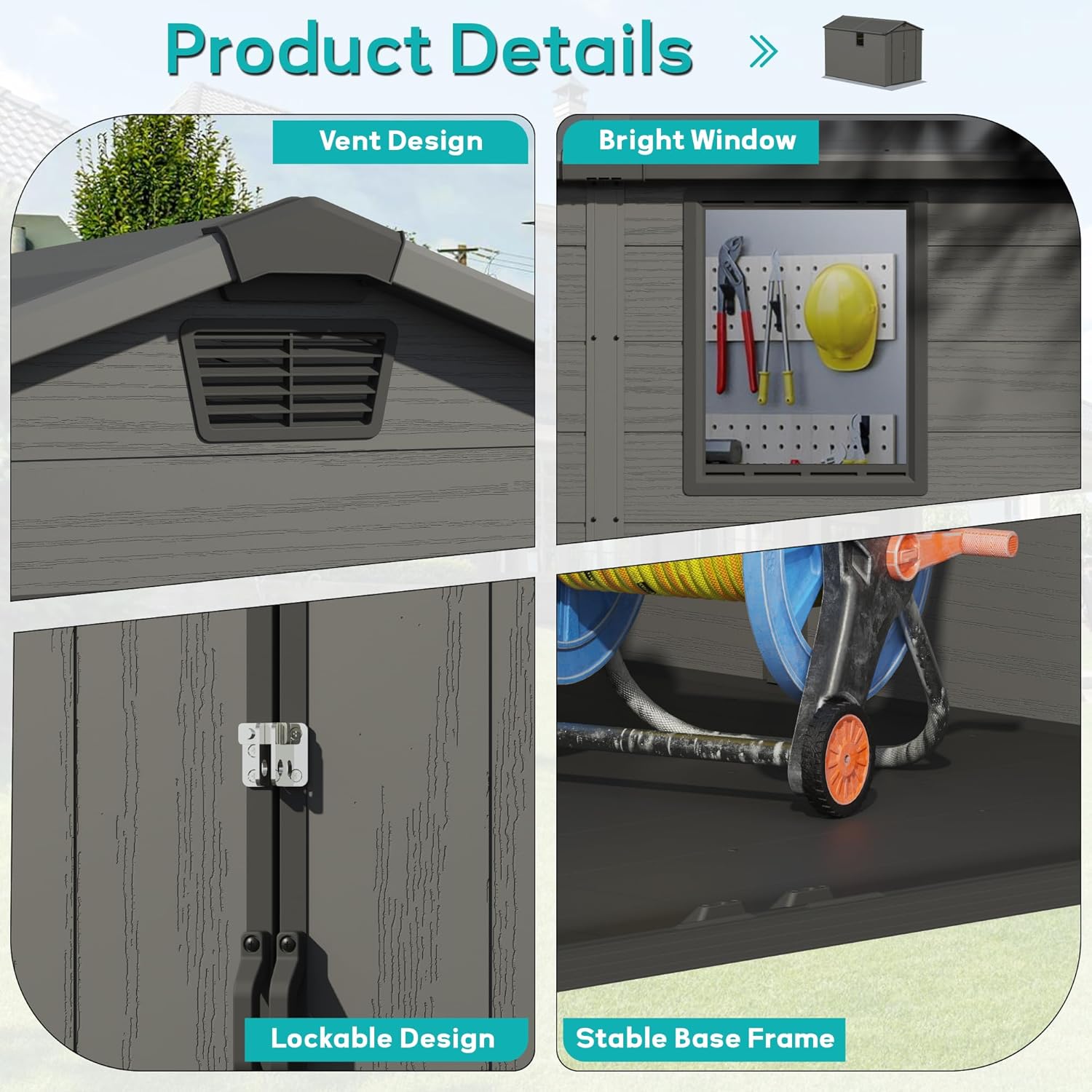 Greesum 6x10 Plastic Storage Shed Review: Honest Verdict 3 Setting up the Greesum 6x10 plastic storage shed review,Greesum storage shed review and rating,is Greesum 6x10 shed worth buying,Greesum 6x10 plastic shed review pros cons,Greesum outdoor storage shed review honest opinion,Greesum 6x10 resin shed review verdict for the first time