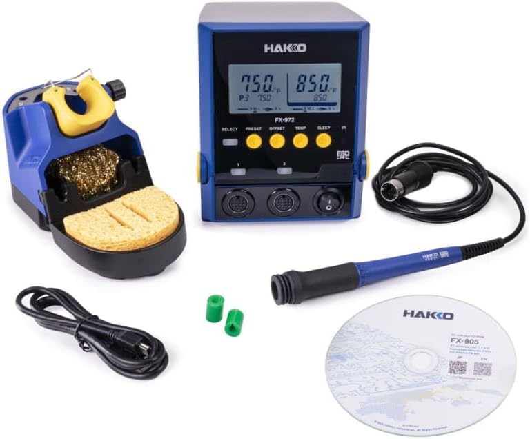 Hakko FX972-010 Review: Honest Pros & Cons of Dual Port Station 15 Image 1 of Hakko FX972-010 review
