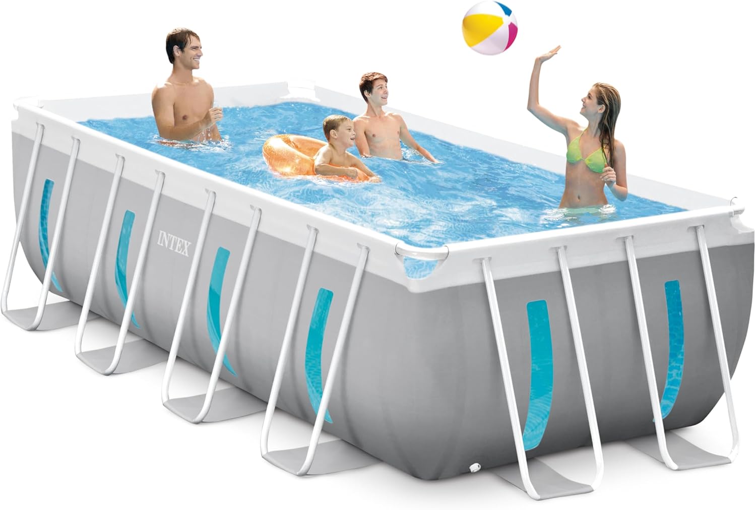 Intex Prism Frame Clearview Pool Review: Honest Verdict 1 Intex Prism Frame Clearview pool review full box contents and build quality