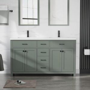 Image 1 of LUCKWIND 60 inch vanity review
