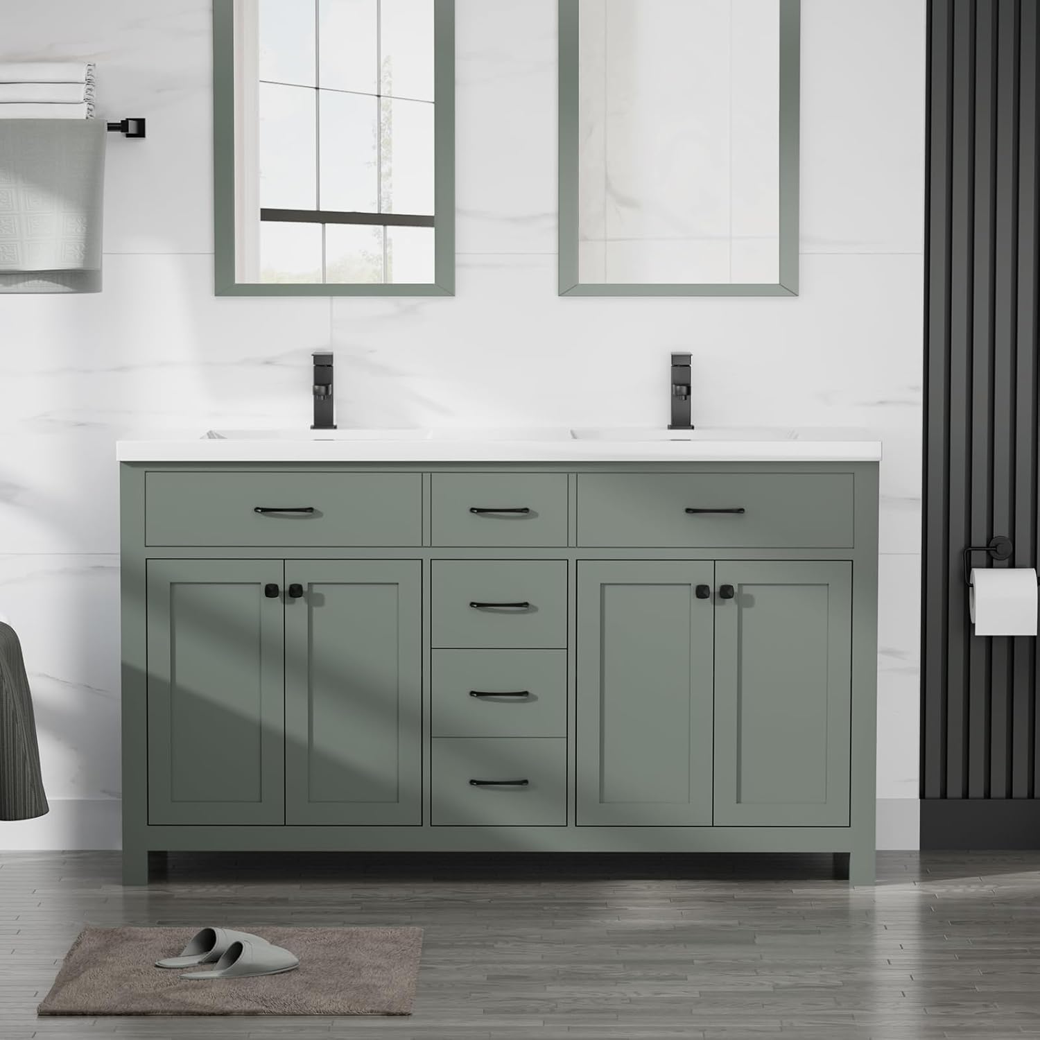 LUCKWIND 60 Inch Vanity Review: Pros & Cons Worth Buying? 1 LUCKWIND 60 inch vanity review,LUCKWIND bathroom vanity review and rating,LUCKWIND vanity combo review pros cons,LUCKWIND 60 vanity honest opinion review,LUCKWIND vanity set review verdict — full box contents and build quality