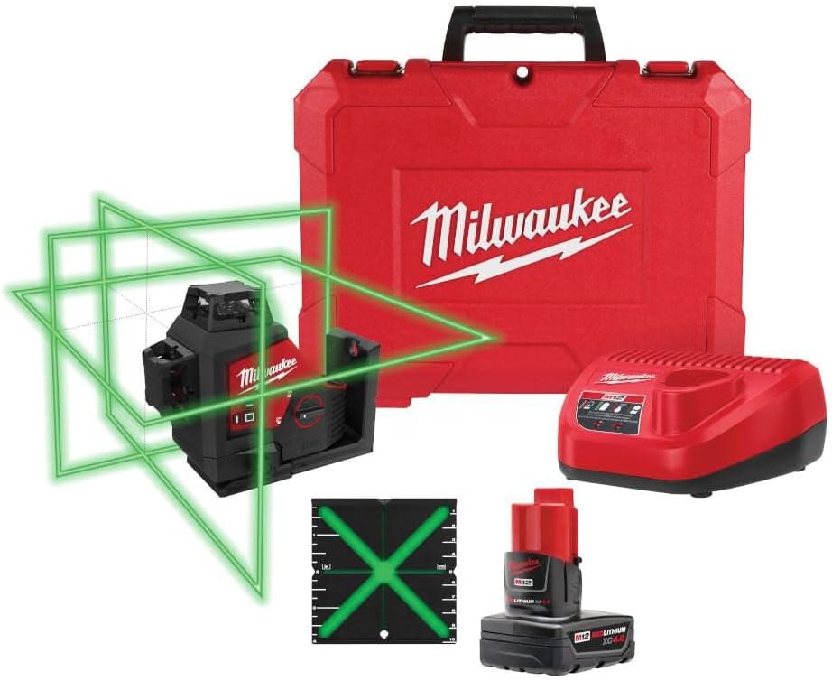 Milwaukee M12 Green Beam review: Honest Pros & Cons 4 Milwaukee M12 Green Beam review,Milwaukee M12 360 laser review and rating,is Milwaukee M12 Green Beam worth buying,Milwaukee M12 Green Beam review pros cons,Milwaukee M12 3 plane laser review honest opinion,Milwaukee M12 360 kit review verdict features evaluated through real use