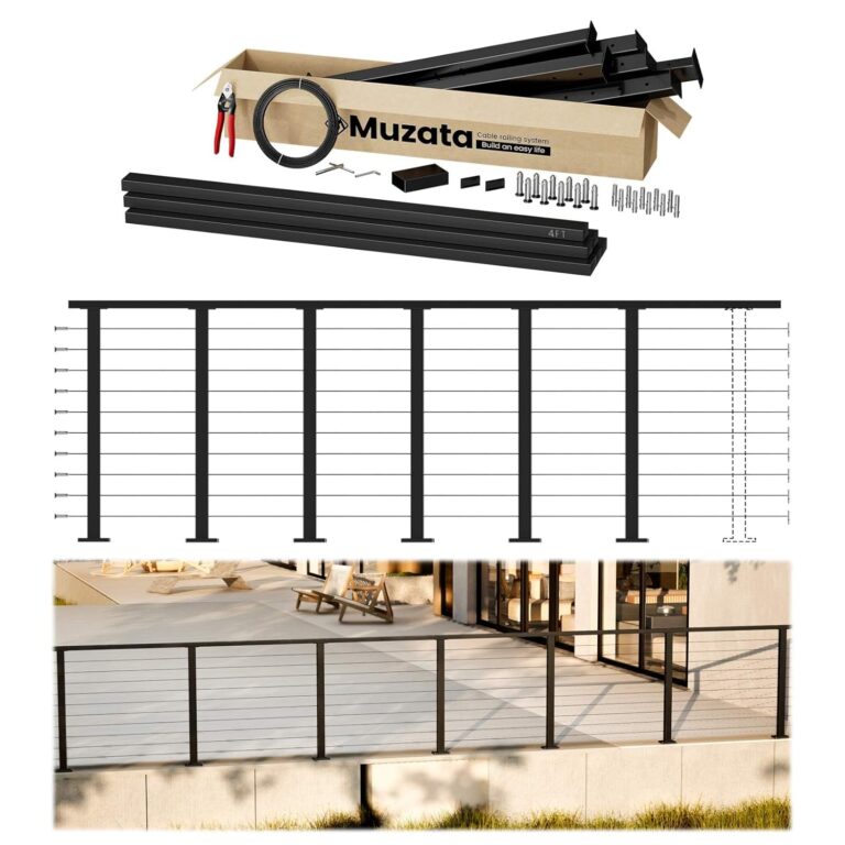 Muzata Cable Railing Kit Review: Honest Pros & Cons 6 Image 1 of Muzata cable railing kit review