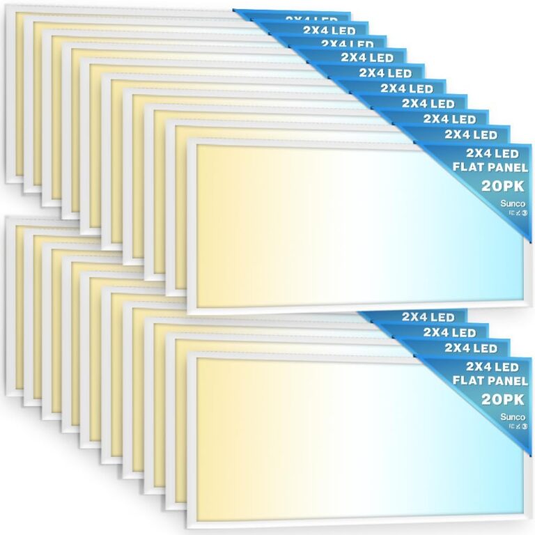 Sunco 20 Pack 2x4 LED Flat Panel Light Review: Pros & Cons 41 Image 1 of Sunco 20 Pack 2x4 LED flat panel light review