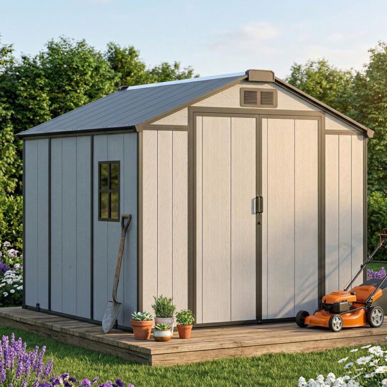 WELYAS 8x8 Resin Shed Review: Pros & Cons Worth Buying? 20 Image 1 of WELYAS 8x8 resin shed review