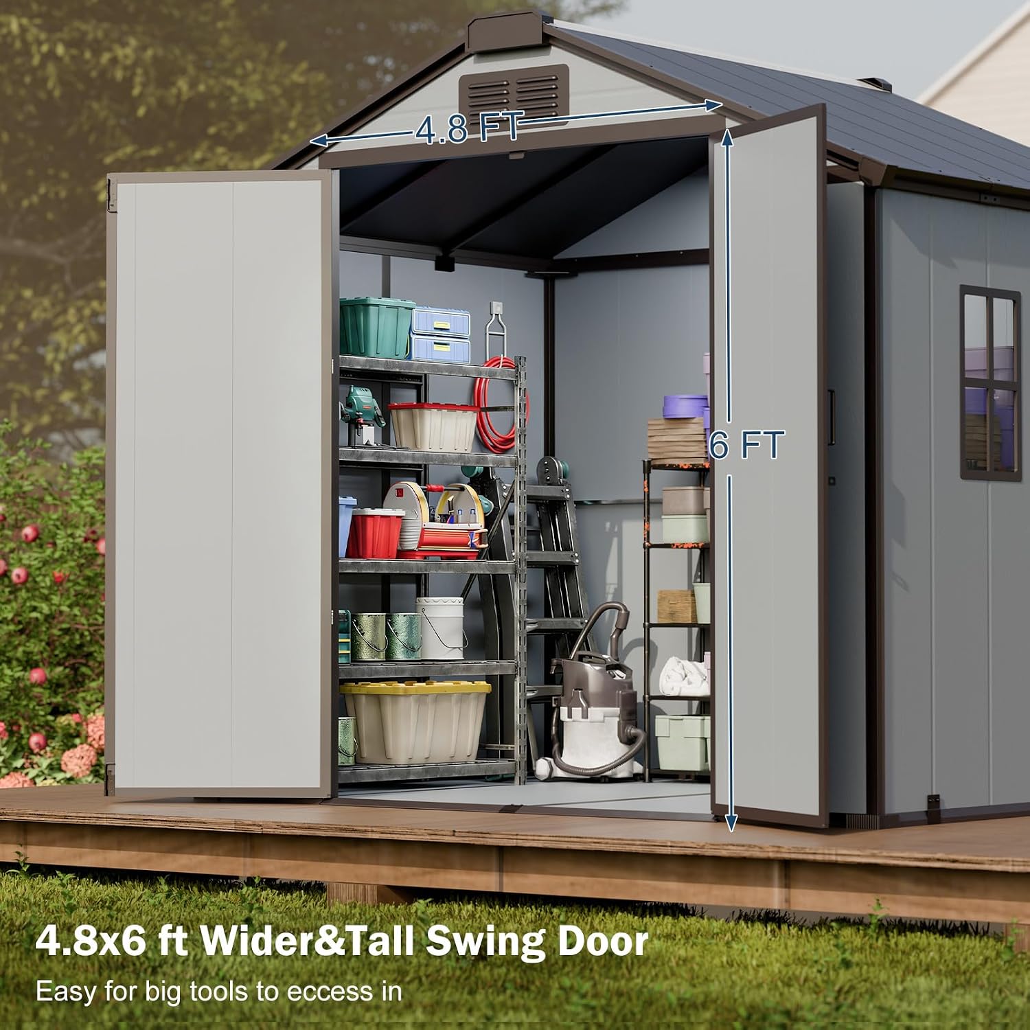 WELYAS 8x8 Resin Shed Review: Pros & Cons Worth Buying? 2 WELYAS 8x8 resin shed review,WELYAS storage shed review and rating,is WELYAS 8x8 shed worth buying,WELYAS resin shed review pros cons,WELYAS shed review honest opinion,WELYAS outdoor shed review verdict key features and specifications overview