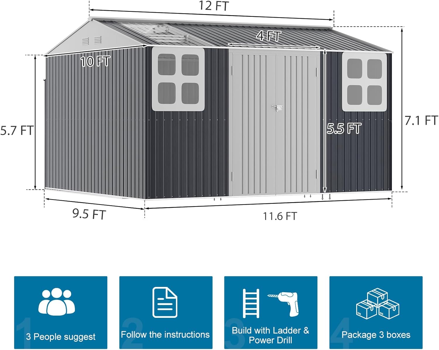 WELYAS metal storage shed review: Pros & Cons Worth Buying? 2 WELYAS metal storage shed review,WELYAS storage shed review and rating,is WELYAS shed worth buying,WELYAS shed review pros cons,WELYAS metal shed review honest opinion,WELYAS storage shed review verdict setup and first use experience
