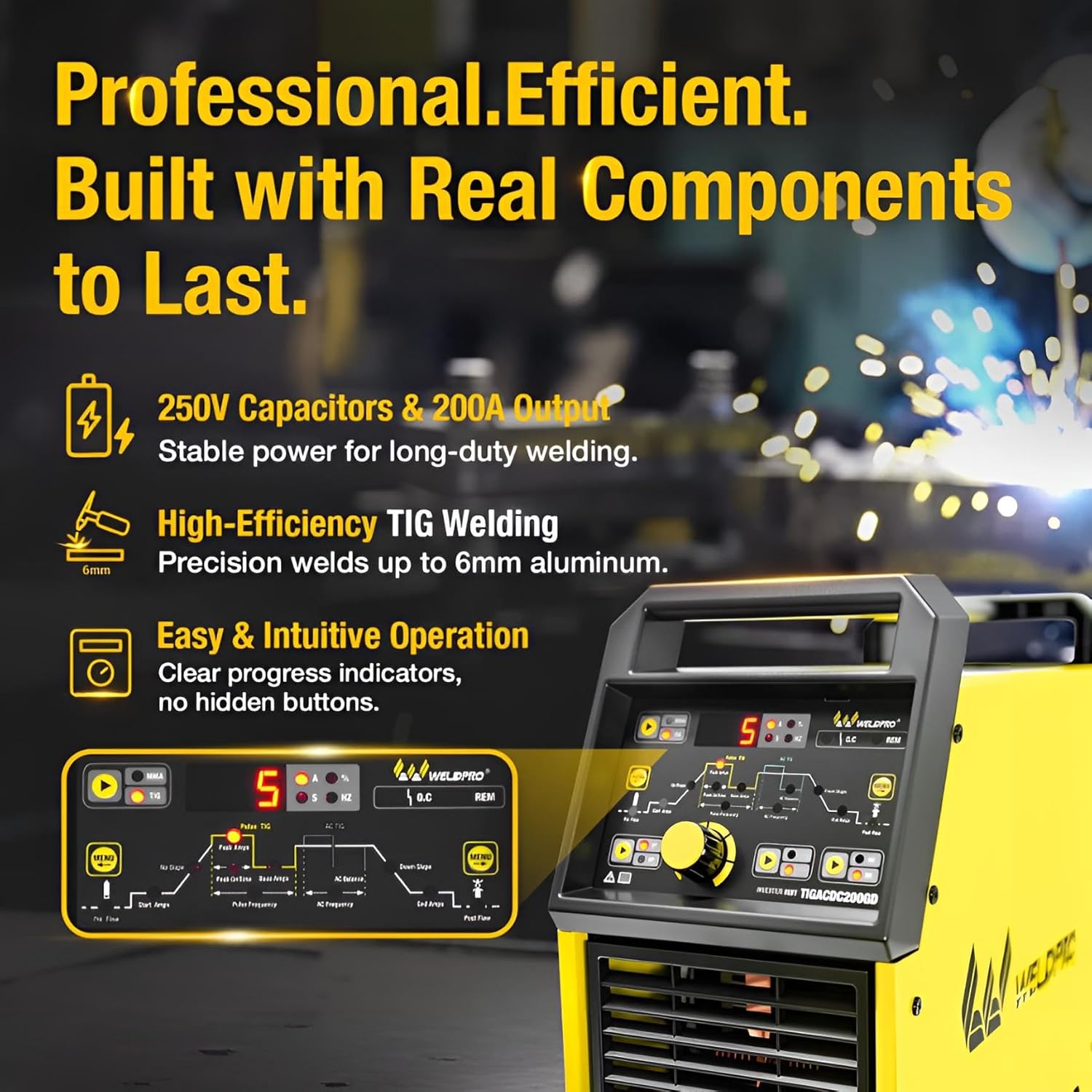 Weldpro 200A AC/DC TIG Welder Review: Pros & Cons Worth Buying? 2 Weldpro 200A AC/DC TIG welder review — performance testing over multiple weeks