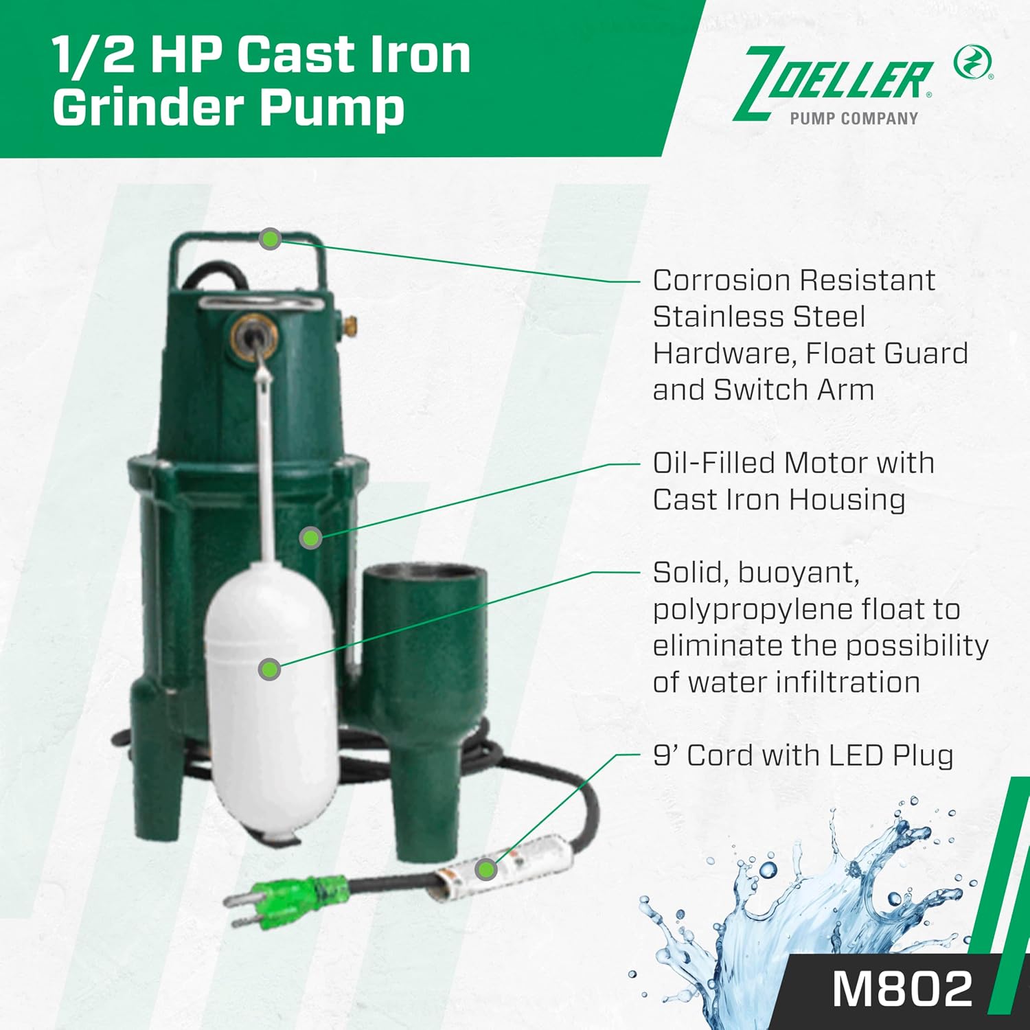 Zoeller M802 Grinder Pump Review: Honest Pros & Cons Verdict 2 Zoeller M802 grinder pump review,Zoeller M802 grinder pump review and rating,is Zoeller M802 grinder pump worth buying,Zoeller M802 grinder pump review pros cons,Zoeller M802 grinder pump review honest opinion,Zoeller M802 grinder pump review verdict real-world performance test results