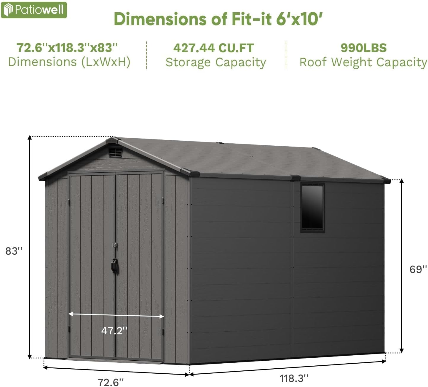 Patiowell 6x10 Outdoor Storage Shed Review: Honest Verdict 4 patiowell 6x10 outdoor storage shed review, patiowell 6x10 shed review and rating, is patiowell 6x10 shed worth buying, patiowell 6x10 shed review pros cons, patiowell 6x10 shed review honest opinion, patiowell 6x10 storage shed review verdict — performance test results